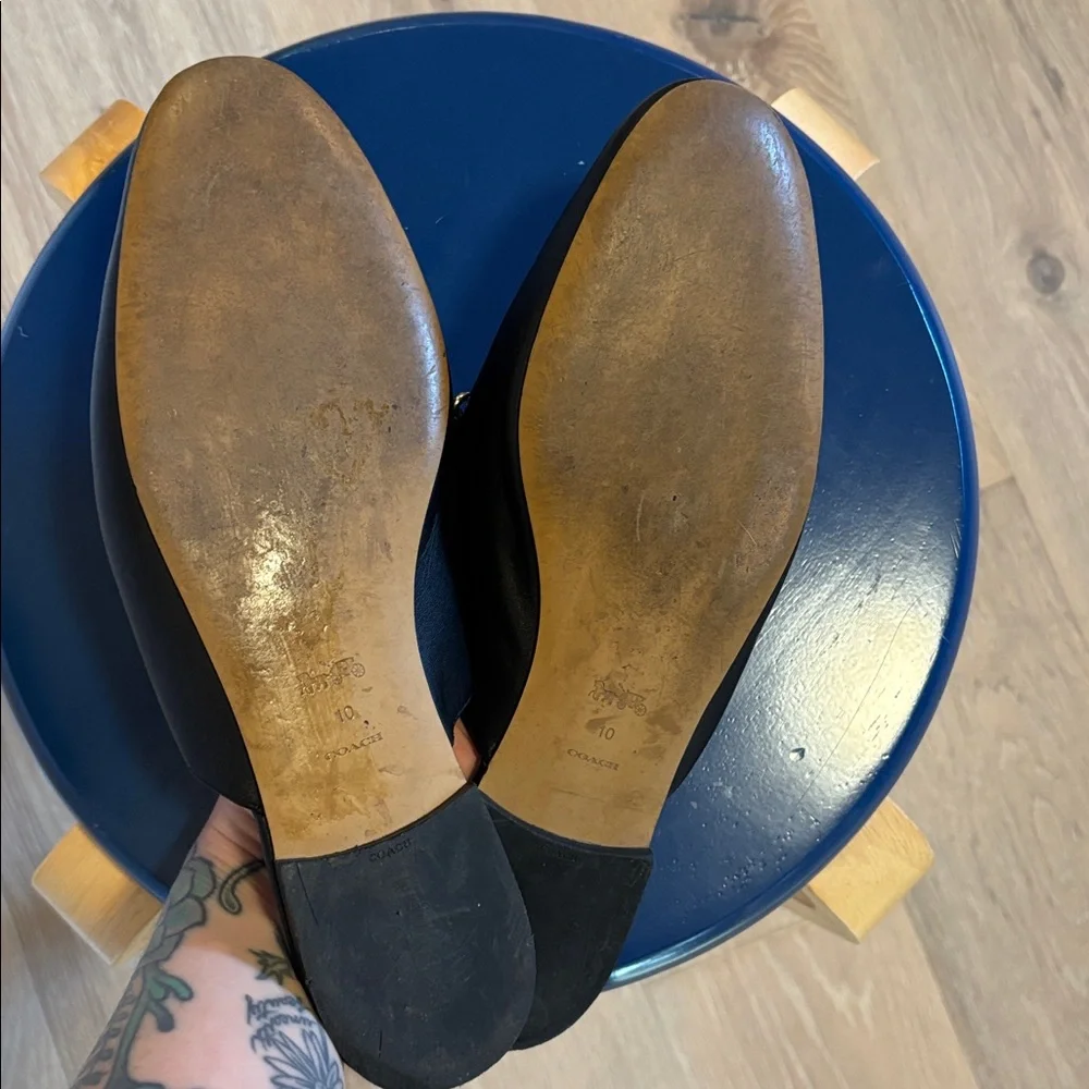 Coach Sofi Leather Mules - Picture 5 of 5